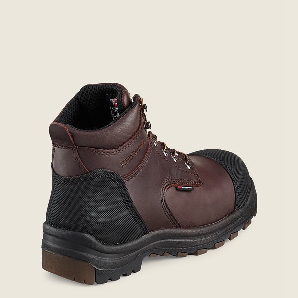 Red Wing Safety Boots King Toe® - 6-Inch Waterproof Csa Toe - Svart/Brune - Herre 2568-AOSFY